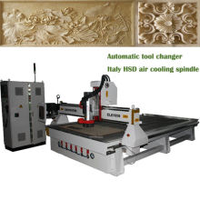 Itália HSD air spindle madeira escada cnc router